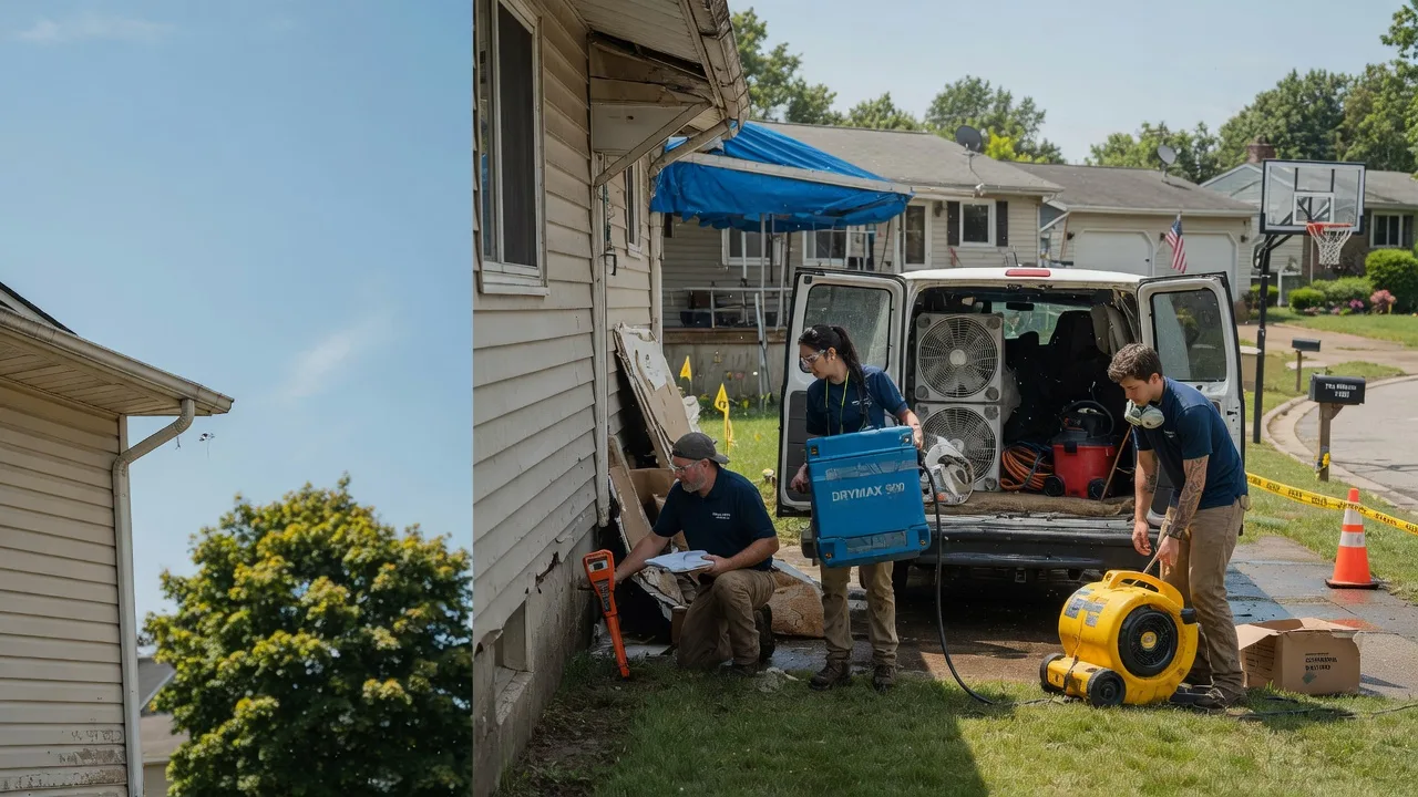 Ceiling Leak Cleanup in Mcconnelsville, OH near me
