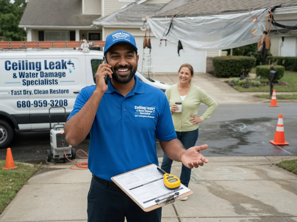 Ceiling Leak Cleanup Mcconnelsville, OH FAQs